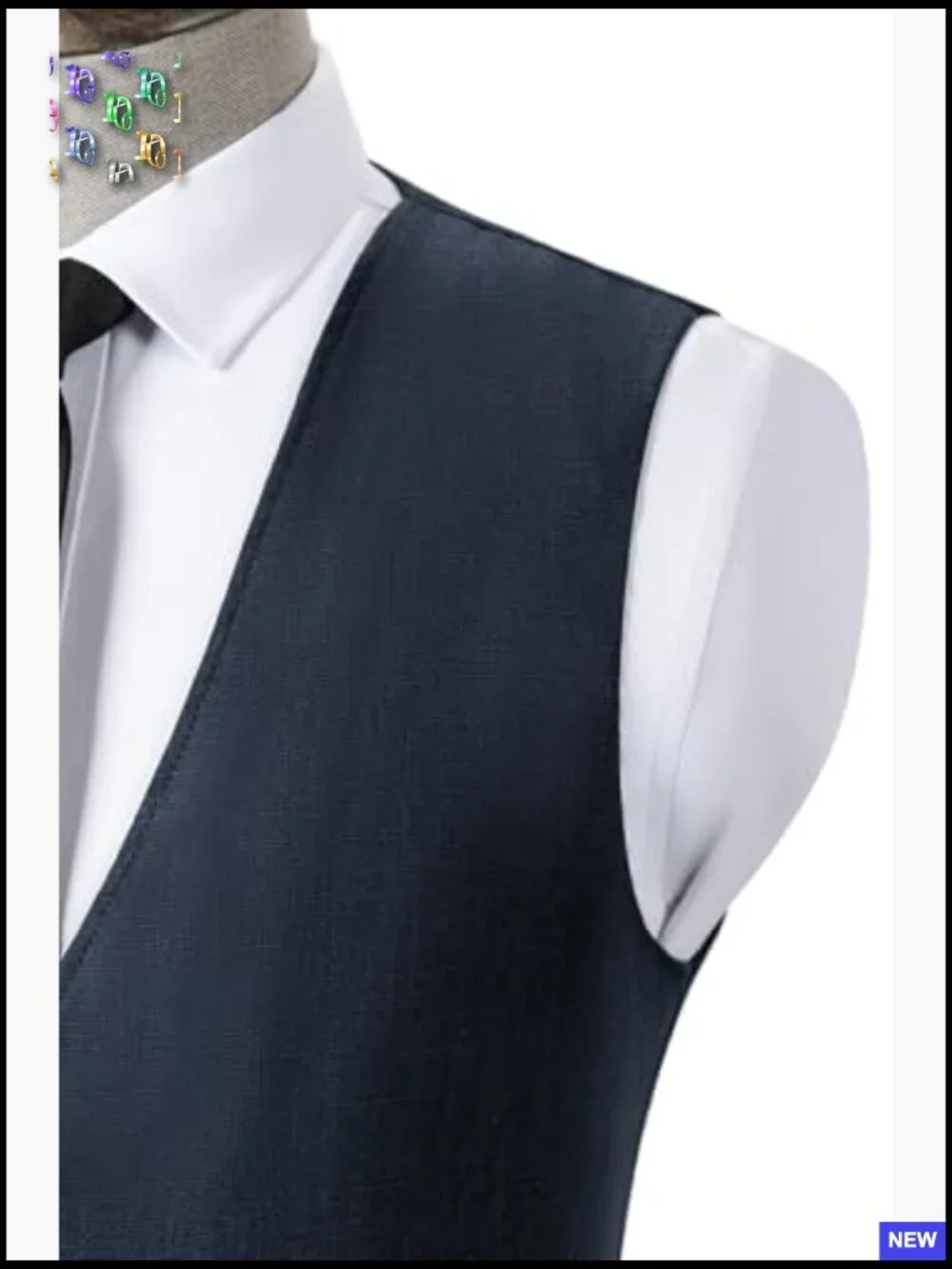 V-Neck Waistcoat Cotton Linen Suit Vest Casual Summer Party Beach Wear